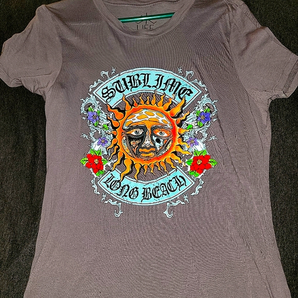 Sublime Band Logo Graphic T-Shirt - Large - Gray